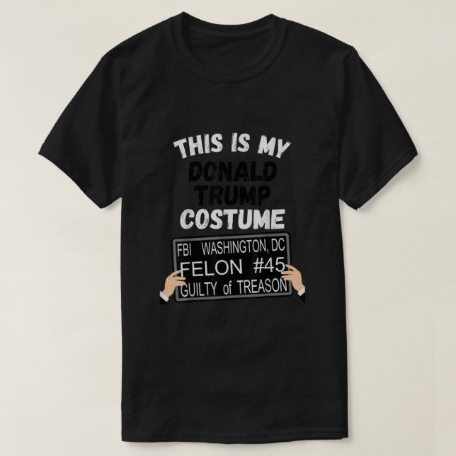 Donald Trump Jail Convict Outfit Anti Trump For Pr T-Shirt (Design Front)