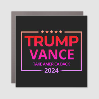 Donald Trump JD Vance 2024 Car Magnet