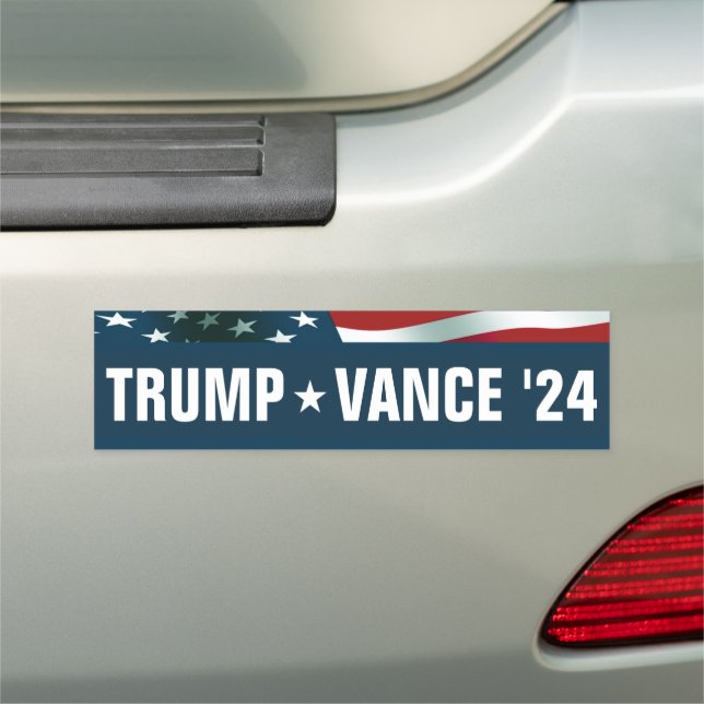 Donald Trump JD Vance President 24 Car Magnet (In Situ)