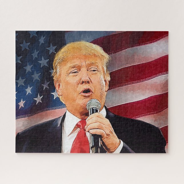 Donald Trump Jigsaw Puzzle (Horizontal)