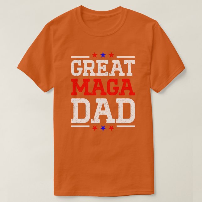 Donald Trump jr fathers day great maga dad TShirt (Design Front)
