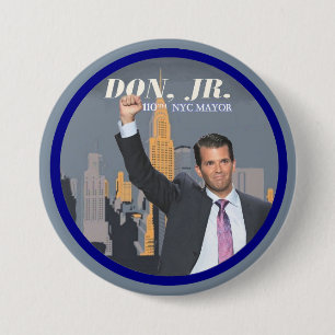Donald Trump, Junior for NYC Mayor 2017 Pinback Button