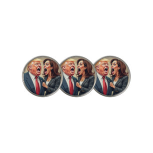 Donald Trump Kamala harris Golf Ball Marker