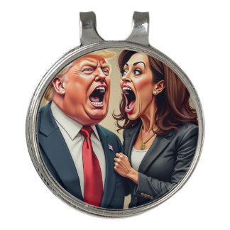 Donald Trump Kamala harris Golf Hat Clip