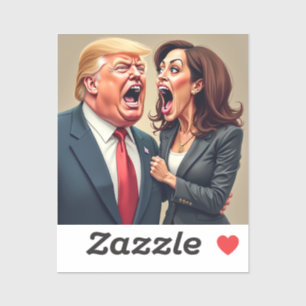 Donald Trump Kamala harris  Sticker