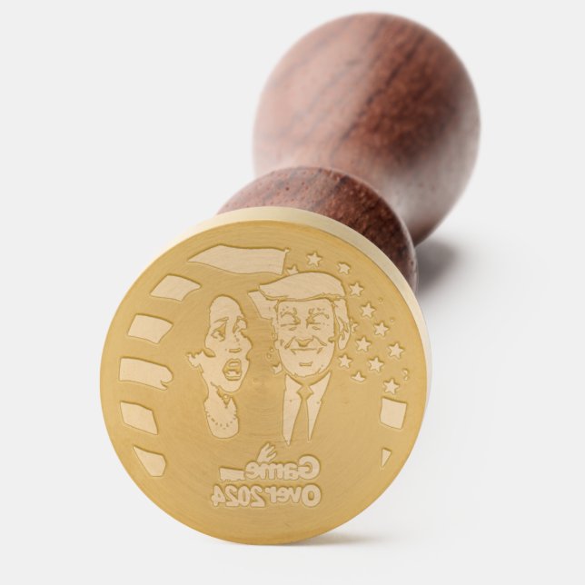 Donald Trump Kamala harris  Wax Seal Stamp (Front)