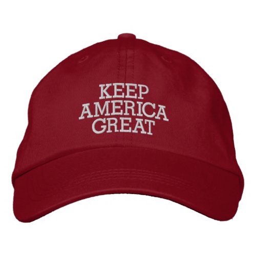 Donald Trump Keep America Great 2020 Embroidered Baseball Cap