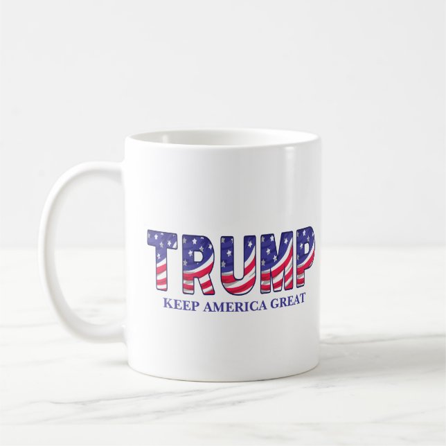 Donald Trump Keep America Great  Gift Watch Coffee Mug (Left)