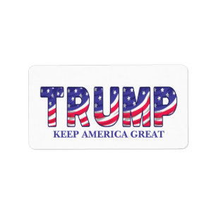 Donald Trump Keep America Great Gift Watch Label