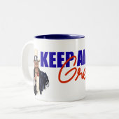 Donald Trump | Keep America Great Two-Tone Coffee Mug (Front Left)