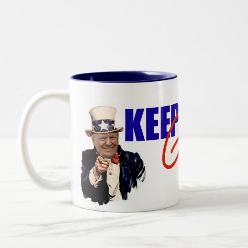Donald Trump  Keep America Great Two_Tone Coffee Mug