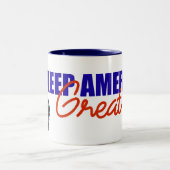 Donald Trump | Keep America Great Two-Tone Coffee Mug (Center)