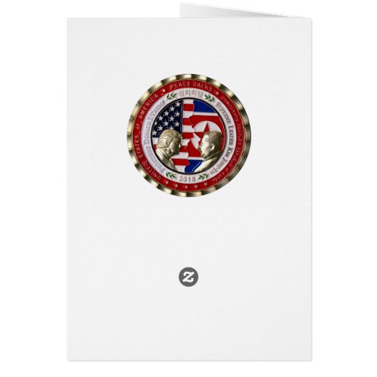 Donald Trump & Kim - Commemorative Coin On Back (Back)