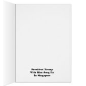 Donald Trump & Kim - Commemorative Coin On Back (Inside (Right))