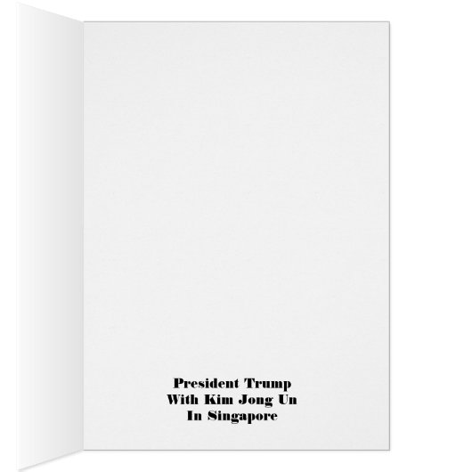 Donald Trump & Kim - Commemorative Coin On Back (Inside (Right))