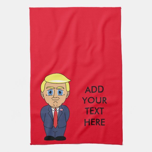 Donald Trump Looking Smug Towel (Vertical)