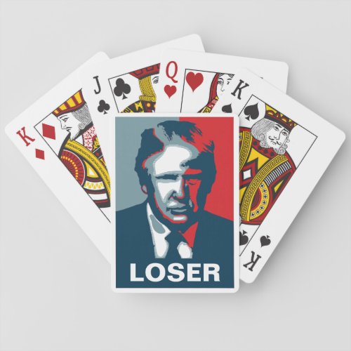 Donald Trump Loser  Poker Cards