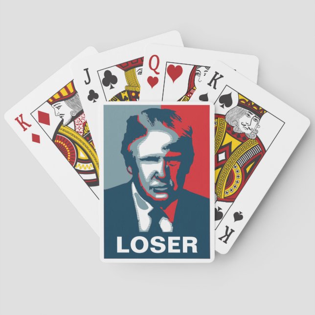 Donald Trump Loser  Poker Cards (Back)