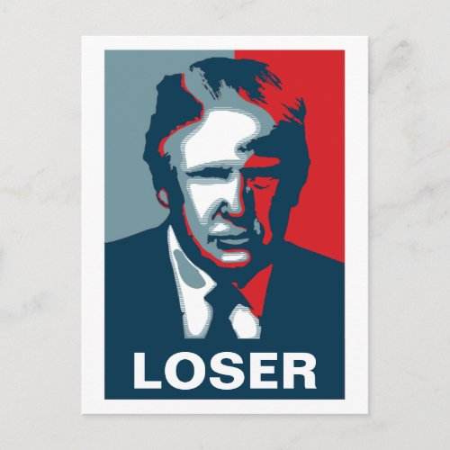 Donald Trump Loser Postcard