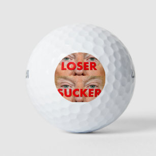 Donald Trump LOSER SUCKER Golf Balls