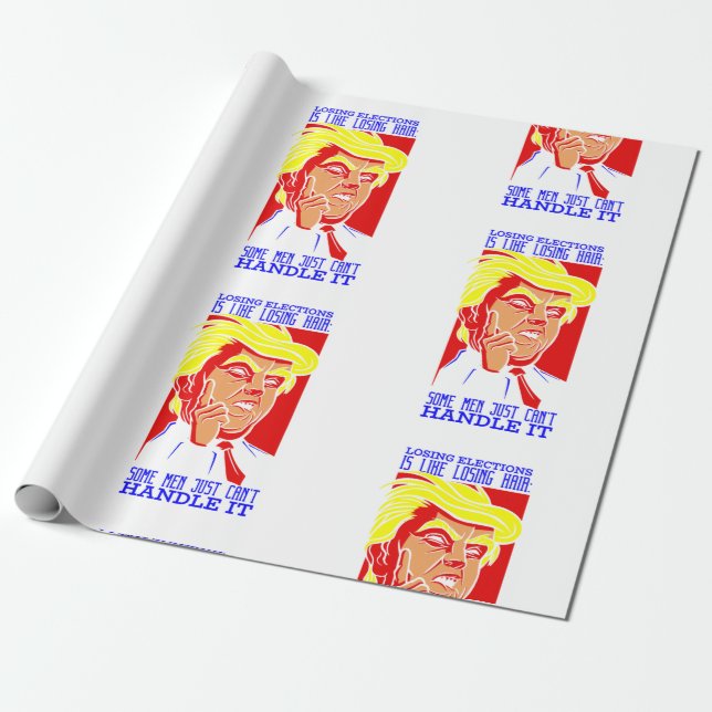 donald trump lost the election wrapping paper (Unrolled)