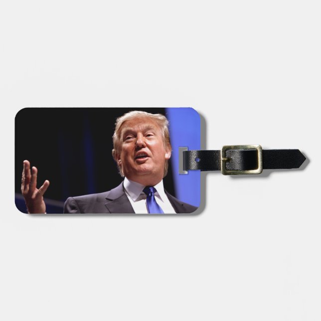 Donald Trump Luggage Tag (Front Horizontal)