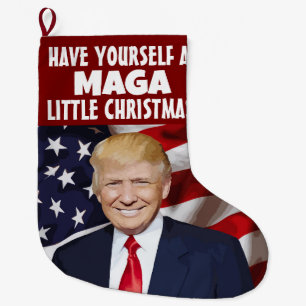 DONALD TRUMP MAGA CHRISTMAS STOCKING