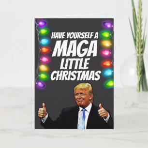 DONALD TRUMP MAGA LITTLE Christmas cards