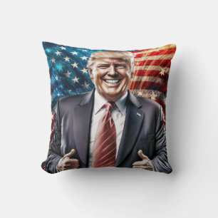 Donald Trump MAGA Throw Pillow
