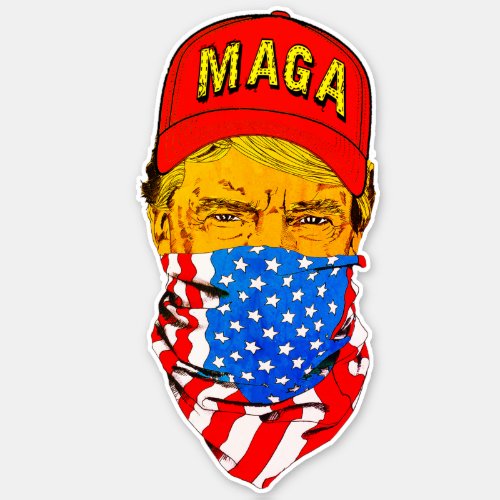 Donald Trump Make America Great Again Sticker