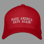 Donald Trump Make America Safe Again Embroidered Baseball Cap