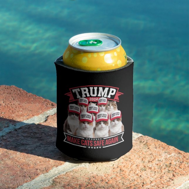 Donald Trump Make Cats Safe Again 2024 Debate  Can Cooler (In Situ Pool)