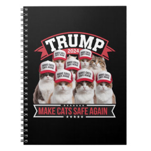 Donald Trump Make Cats Safe Again 2024 Debate Notebook