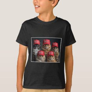 Donald Trump Make Cats Safe Again Red Hat 2024 Deb T-Shirt