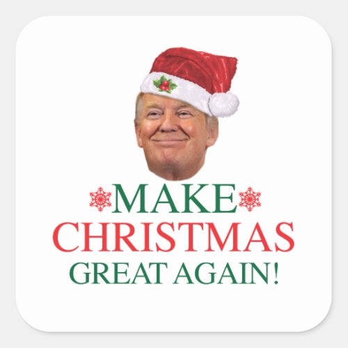 Donald Trump _ Make Christmas Great Again Sticker