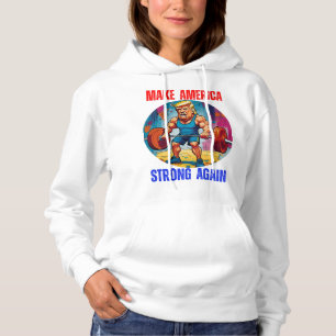 DONALD TRUMP - MAKE CHRISTMAS STRONG AGAIN HOODIE