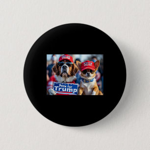 Donald Trump Make Dogs Safe Again Red Hat 2024 Det Button
