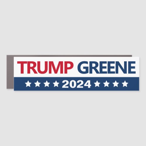Donald Trump Marjorie Taylor Greene 2024 Election Car Magnet