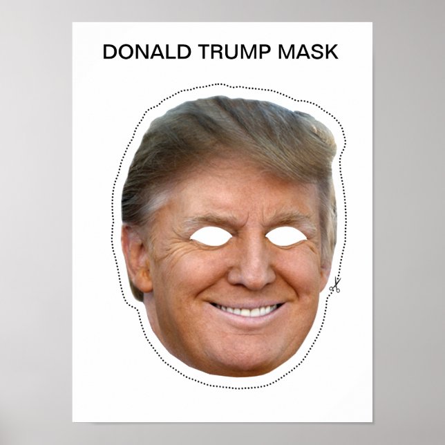 Donald Trump Mask Poster (Front)