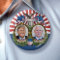 Donald Trump & Mike Pence Jugate Photo Red Blue