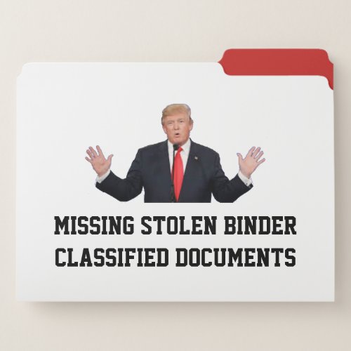 Donald Trump Missing Stolen Binder 