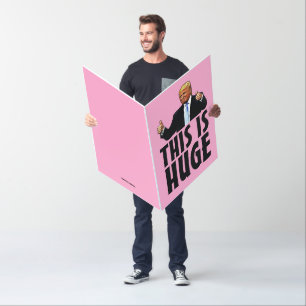 DONALD TRUMP MOTHER'S DAY PINK GIANT BIRTHDAY CARD