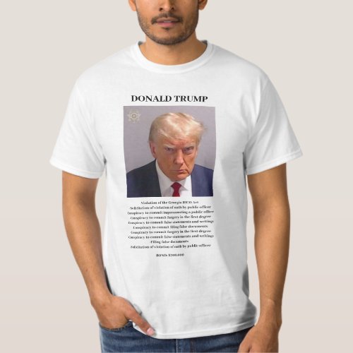 Donald Trump Mug Shot T_Shirt