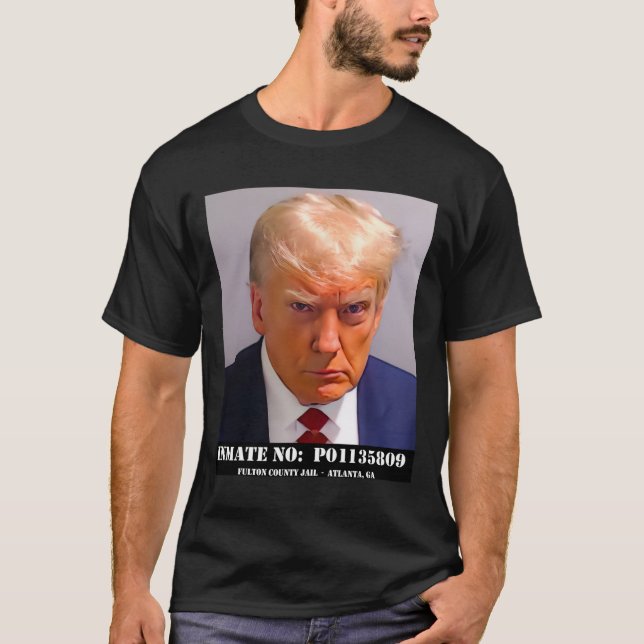 Donald Trump Mug Shot  T-Shirt (Front)