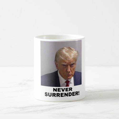  Donald Trump Mug Shot _ Trump  Never Surrender