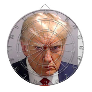 Donald Trump Mugshot Dart Board
