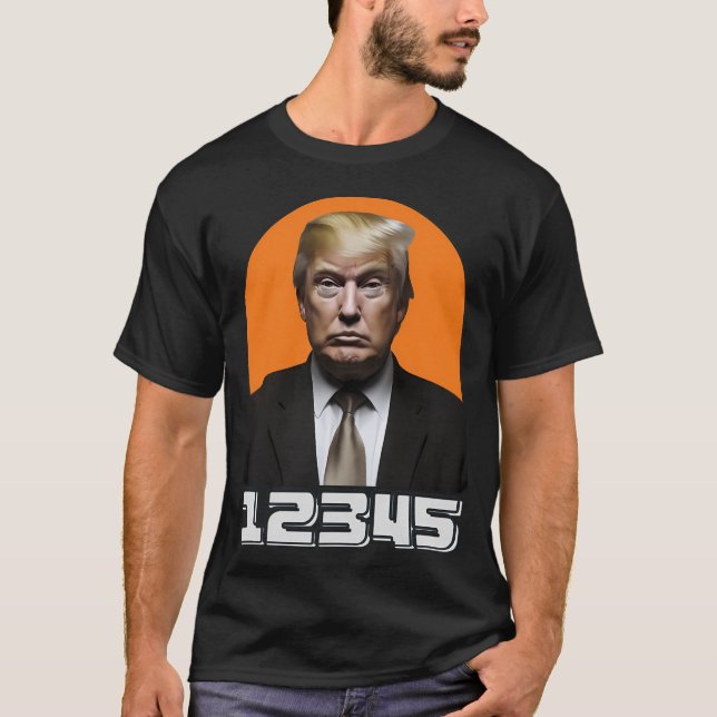 Donald Trump Mugshot T-Shirt (Front)