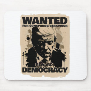 Donald Trump Mugshot Wanted Poster - Georgia Count Mouse Pad