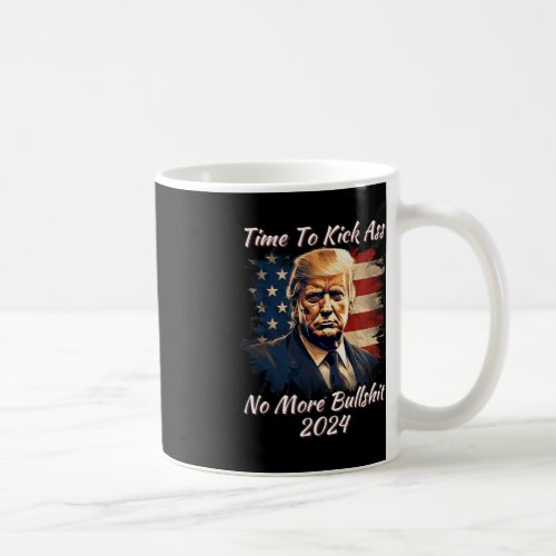 Donald Trump My President 2024 America  Flag Fun  Coffee Mug