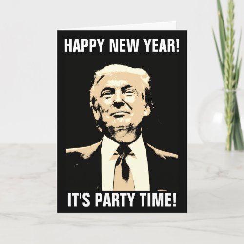 DONALD TRUMP NEW YEARS CARDS FUNNY HOLIDAY CARD